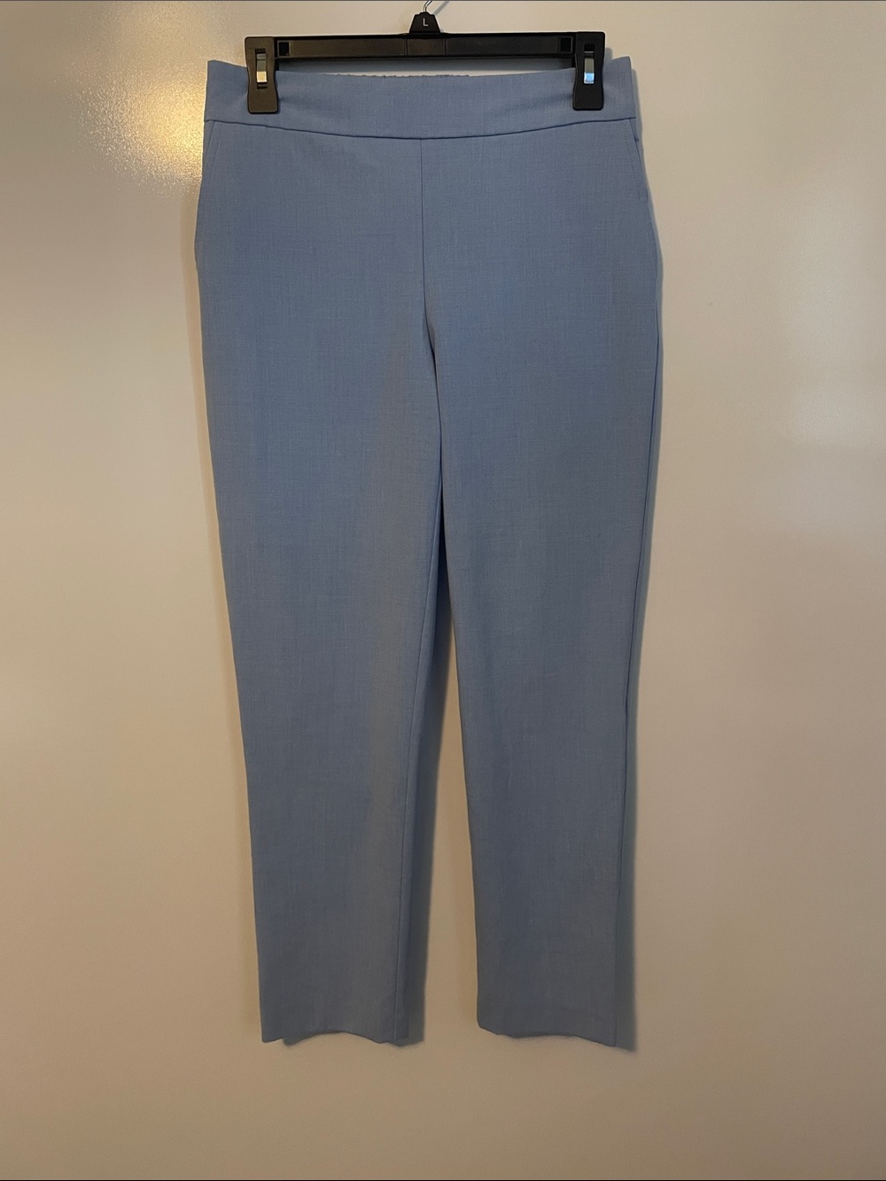 Rachel Zoe Pull On Light Blue Ankle Casual Pants Straight Leg Size 2
